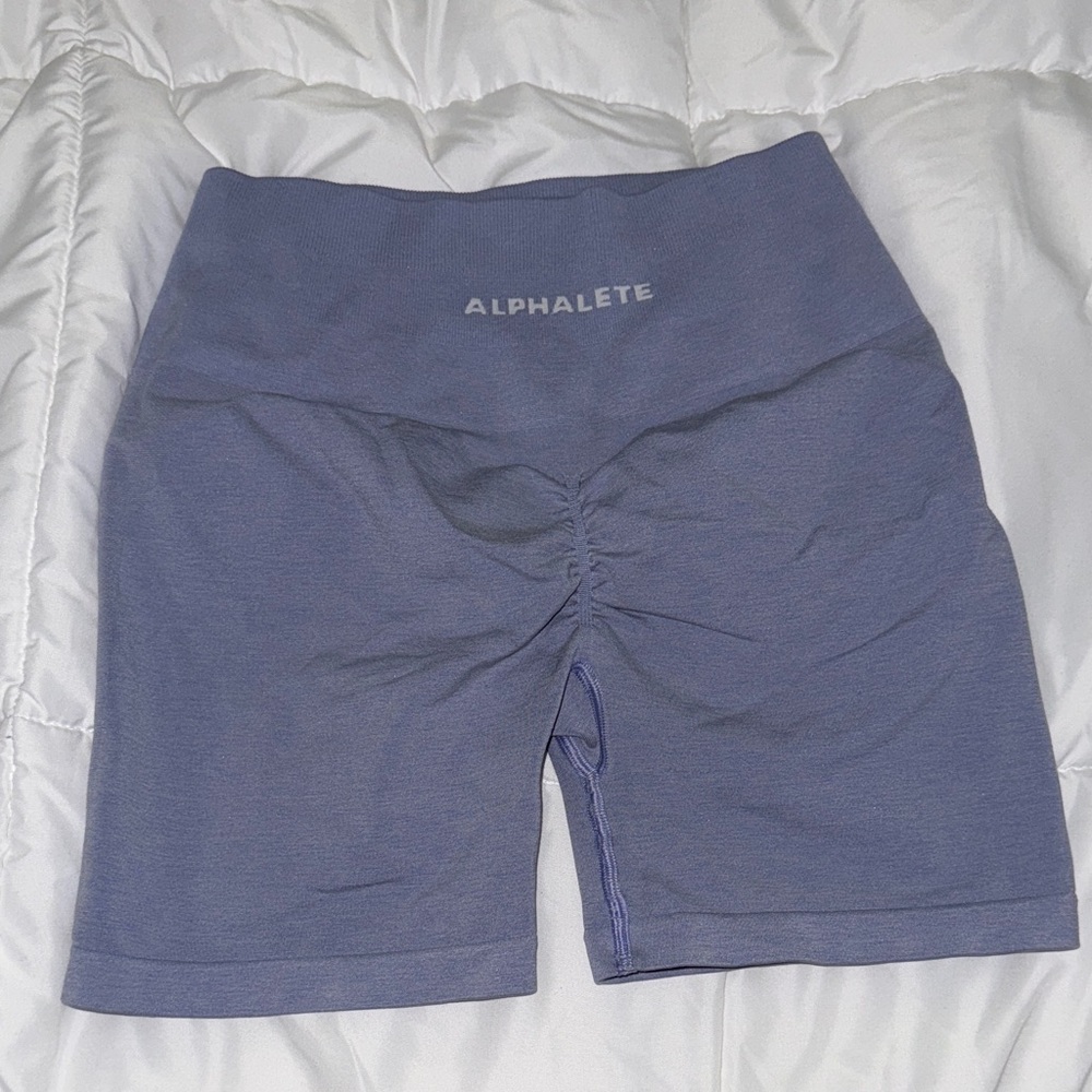 Alphalete Women's Purple Bike Shorts